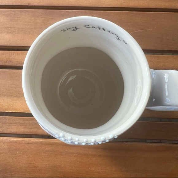 Unique Cute Handmade Cats On Clouds Coffee Tea Mug Signed - Picture 4 of 10